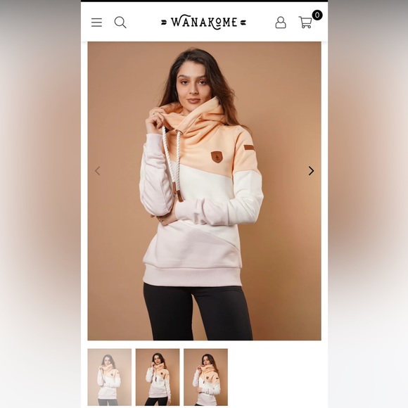 Wanakome color block hoodie - Picture 5 of 5